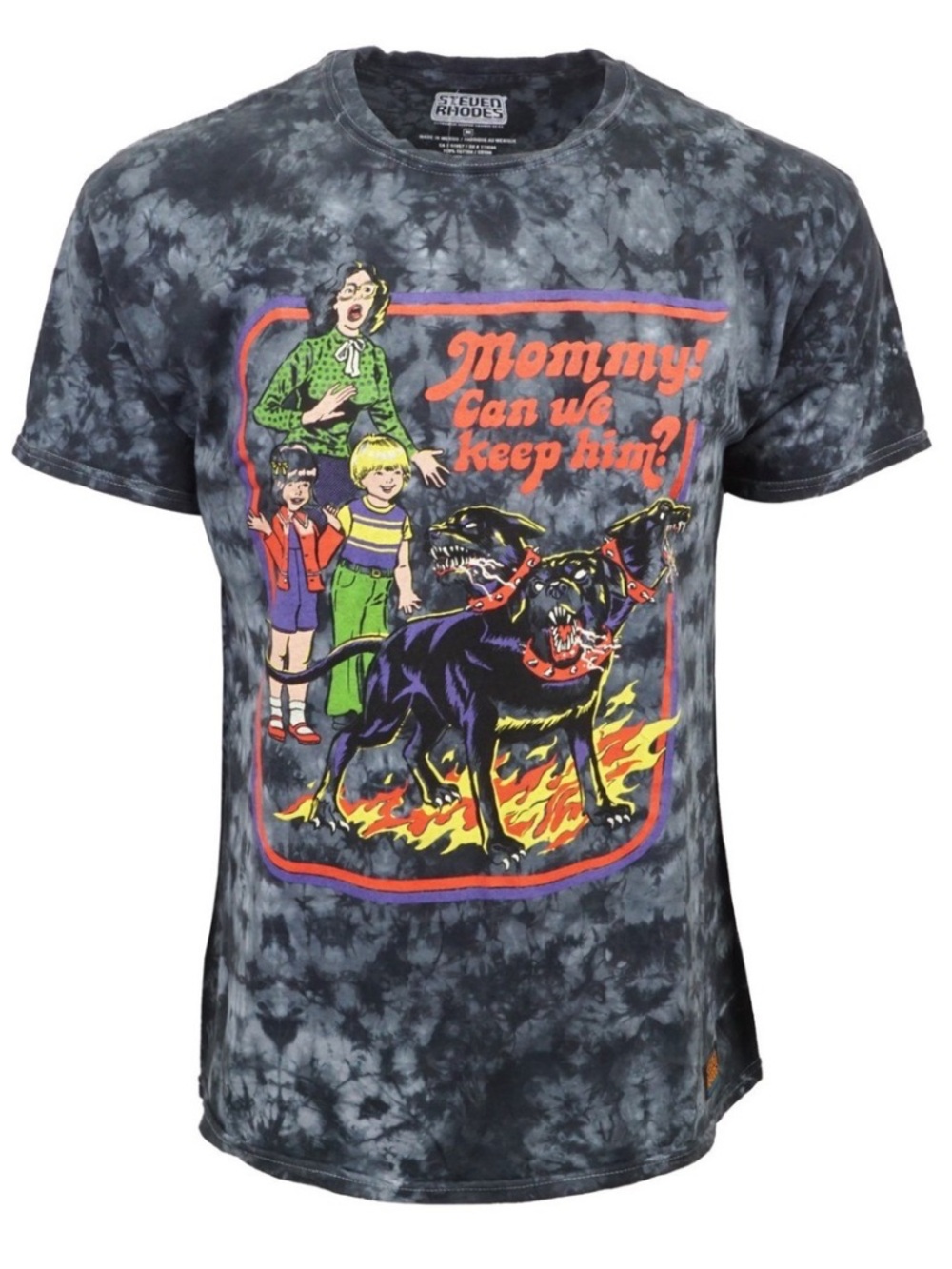 Steven Rhodes Graphic Tie-Dye Tee small nwot